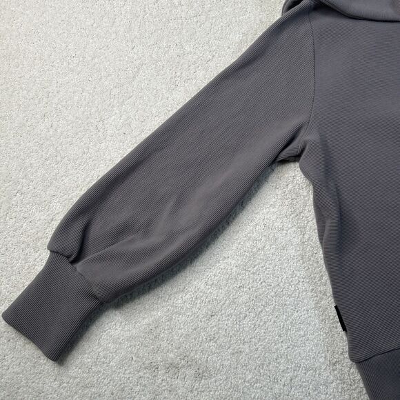 $158 Anthropologie Varley Vine Half-Zip Pullover Women's Size Large Ribbed‎ Grey - Picture 12 of 16